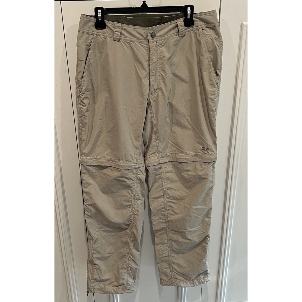 Outdoor Research Khaki Convertible Pants Nylon Hiking‎ Camping Gorpcore